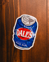 Dale's Crushed Can Sticker
